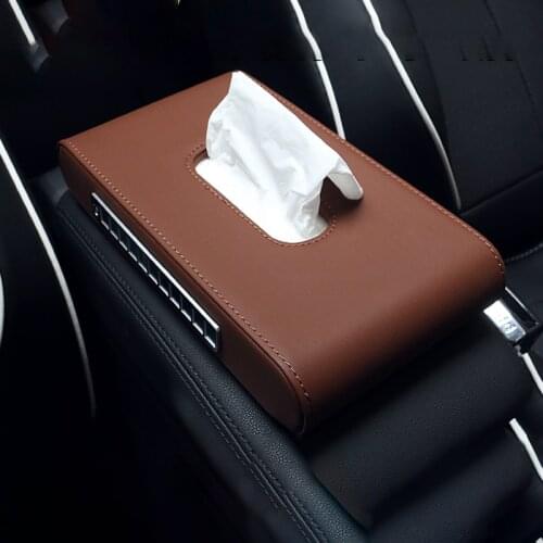 For volkswagen Passat B8 2016-2019 Car tissue box car seat box napkin box Auto decoration Accessories