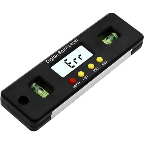 Magnetic Angle Finder Electronic Level Box Digital Level Horizontal Inclinometer Angle Ruler Measuring Tool 100mm 150mm