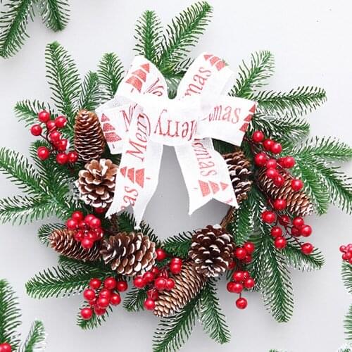 Искусственные рождественские венки Hokerbat China At AliExpress