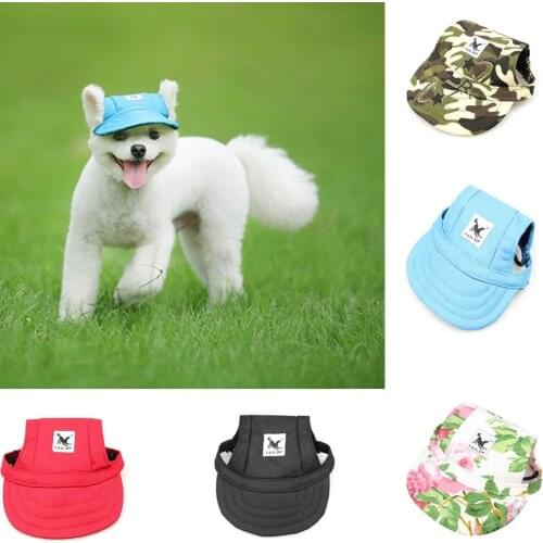 Pet Cap Dog Fashion Baseball Hat Puppy Outdoor Sun Headwear Travel Shading Pets Accessories Windproof Puppy Cute Roducts Sports