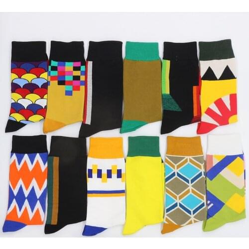 Mens Cotton Happy Socks Winter Warm Print Christmas Set Sock Funny Gifts Womens From The Factory Dropshipping Contact Us