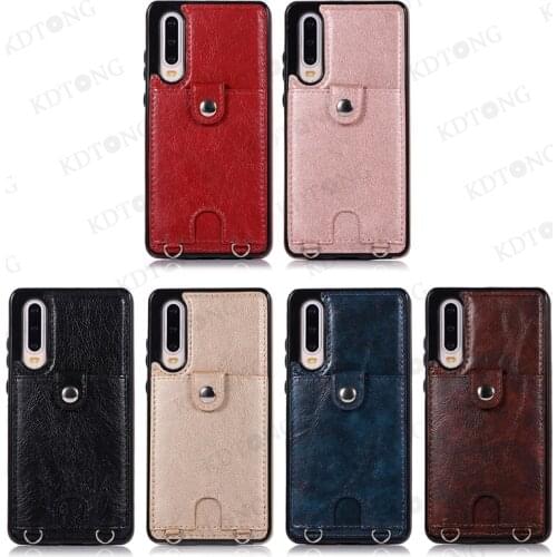 Luxury Fashion Flip Leather Case For Huawei Note 20 P30 Pro Lite With Card Slot Lanyard Bracket Shockproof Cover Coque Capa
