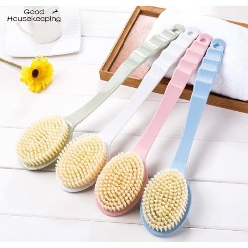 Long Handle Back Brush Back Body Bath Shower Sponge Scrubber Exfoliating Scrub Skin Massage Exfoliation Bathroom Set Accessories