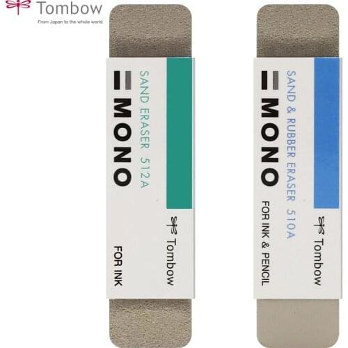 TOMBOW MONO ES-510A Sand Erasers Gel Pen Fountain Pen Erasing Ink Removing Double Head ES-512A