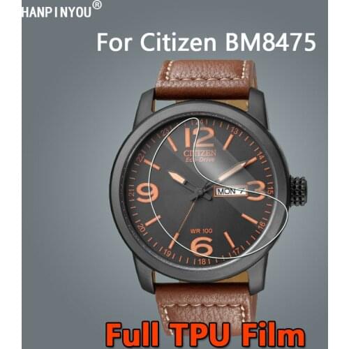 10Pcs For Citizen BM8475 BM8475-26EB BM8475-00XB BM8475-00FB Clear Full Cover Soft TPU Hydrogel Film Screen Protector -Not Glass