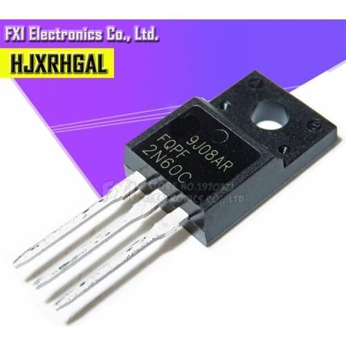 10PCS FQPF2N60C 2N60C TO-220 2N60 TO220 MOS FET transistor New original