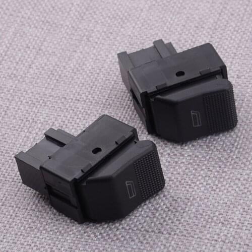 2Pcs/Set 6X0959855B 5 Pin Power Window Switch Button MA1541 Fit For VW Polo Lupo Hatchback Seat Cordoba Saloon Ibiza 1999-2001