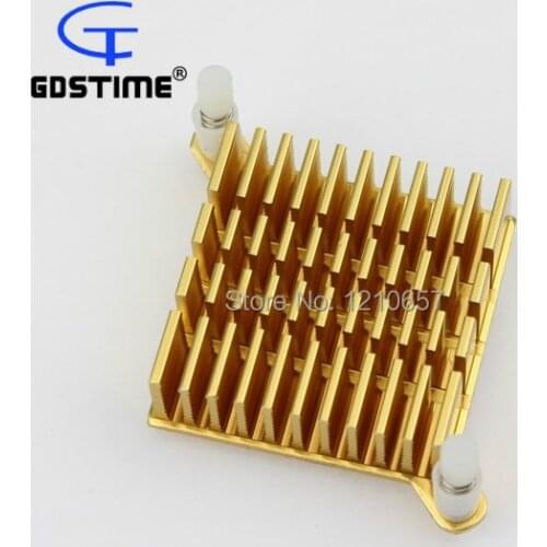 5PCS LOT 38mm x 38mm x 13mm IC Silver Northbridge Heatsink Cooling Radiator