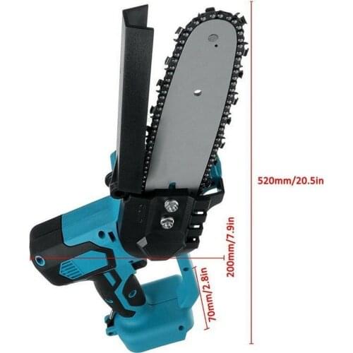 Chainsaw Chain Saw Wooden Knife Holder Brushless Motor 18v Makita Battery 500r/min 8 Inch Electric Chain Saw 1200W Power Tool