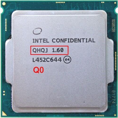 Engineering version of INTEL I7 PROCESSOR ES QHQJ 1.6 GHZ AS QHVX QHQG Intel Skylake CPU 1.6 Internal graphics HD530