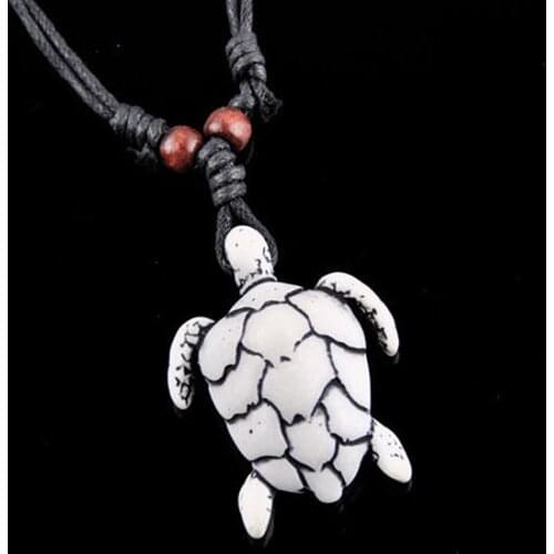 Cool Boy Mens Hawaiian style fish scales carved Turtles Pendants Surfing Necklaces Gift MN443