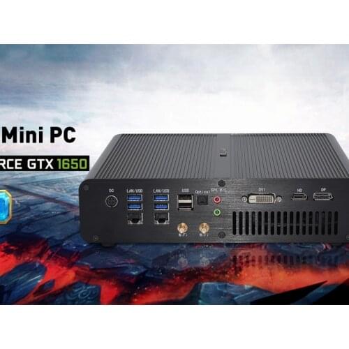Hystou Gaming Mini PC Intel Core i9 i7-9750H i5-9300H GTX 1650 Gamger Computer Desktop Windows 10 HDMI DP pc gamer computadoras