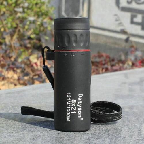 Datyson 8x21 Monocular Telescope Mini Optical Lens Outdoor Travel Camping Hunting Spotting Telescope Kids Gift
