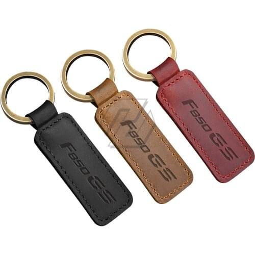 Motorcycle Keychain Cowhide Key Ring Case for BMW Motorrad F850GS F850 GS