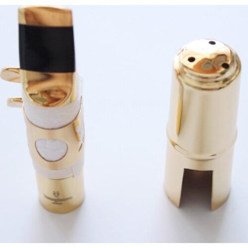 Music Fancier Club Professional Tenor Soprano Alto Saxophone Metal Mouthpiece Gold Plated Sax Mouth Pieces Accessories D7 D8