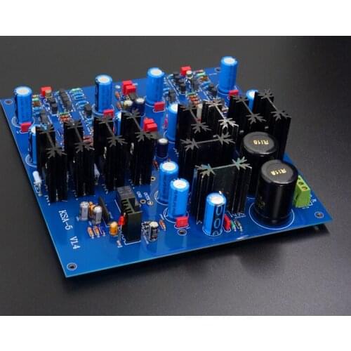 DIY Kits Not Finshed Board Refer To KRELL KSA5 Class A Full DC Headphone Amplifier Board 8W Ear Phone Amp Circuit Board
