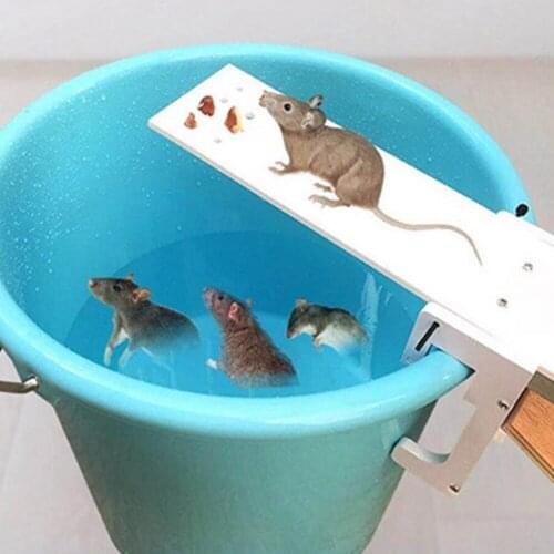Non-toxic Home Garden Rat Trap Seesaw Mouse Catcher Bait Rat Controller Pest Reject Killer Mice Traps For Garden Supplies