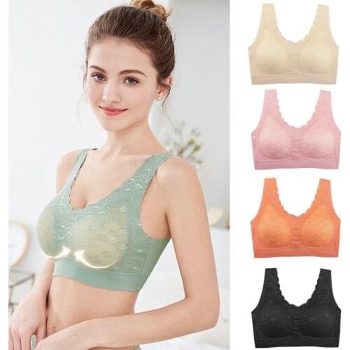 Sexy Seamless Bralette Ladies Padded Full Cup Bra Comfort Cotton Underwear For Women Wireless Bra Female Lingerie Tops Brassiere