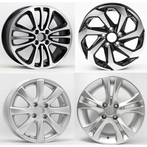 Car Alluminum Alloy Wheel Rim Hub for GreatWall Haval H1 M2 C30 C50 15inch 16inch Die Casting Wheels Front Rear Silver Black