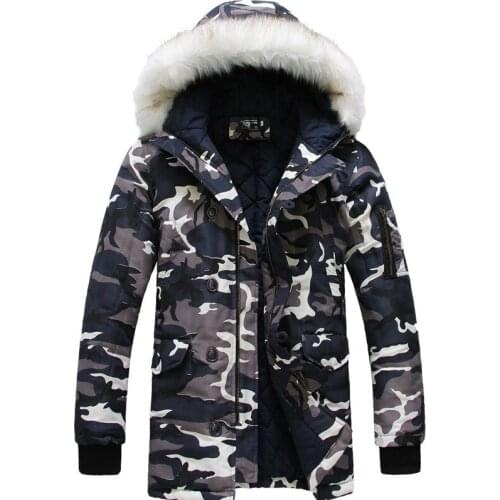 Thintenda 2017 Brand Mens Winter Warm Jacket Military Camouflage Hooded Bomber Jackets Overcoats Chaquetas Camuflaje Para Hombre