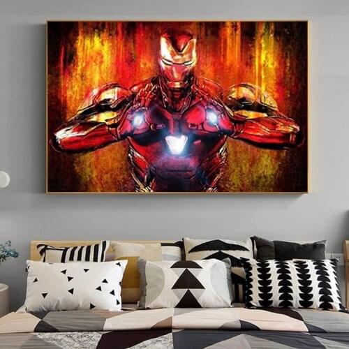 Iron Man Marvel 5D DIY Diamond Painting Diamond Embroidery Full Diamond Mosaic Cross Stitch Kits Home Decor Cuadros