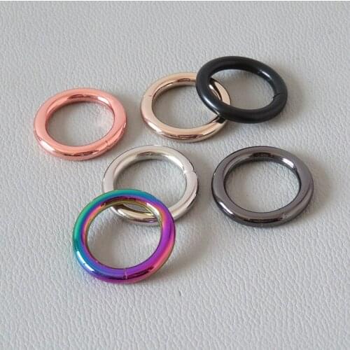 10PCS Inner 20mm Strong Metal O Ring For Bag Straps DIY Accessory Belt Loop Buckle Hardware Pet Dog Collar Harness Sewing Clasp