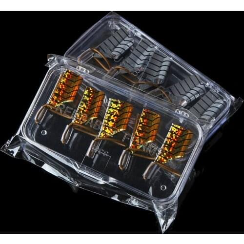 5 Pcs/Box Gold And Silver Nail Art Aluminum Paper Tray Nail Art Phototherapy Metal Tray Golden Nail Art Tools Supplies