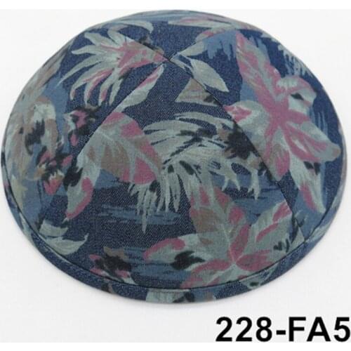 If Purchase more than 5Lots(50pcs) will be10% discount Denim 19cm kippots Kipa Skullies kippa beanie Kippah Jewish Yarmullka