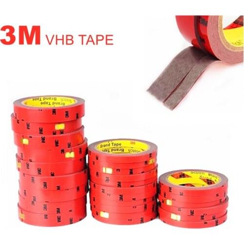 3M Auto Tape Double Sided Tape Acrylic Foam Adhesive, Home Decorations/Car Attachment Interior Tape Free Shipping
