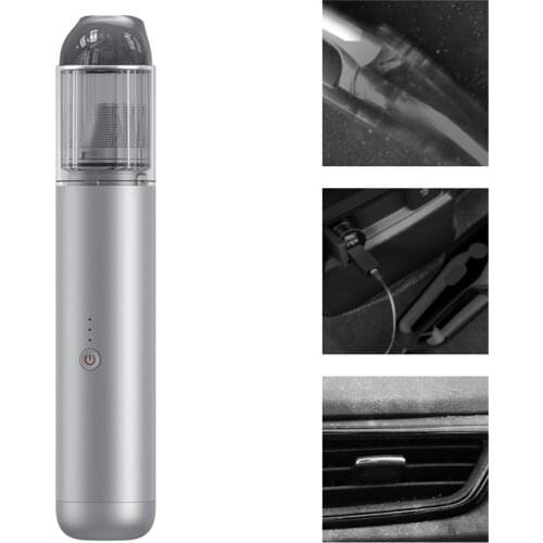 Car Vacuum Cleaner Wireless Mini Car Cleaning Handheld Vacuum Cleaner W LED Light For Car Interior Cleaner