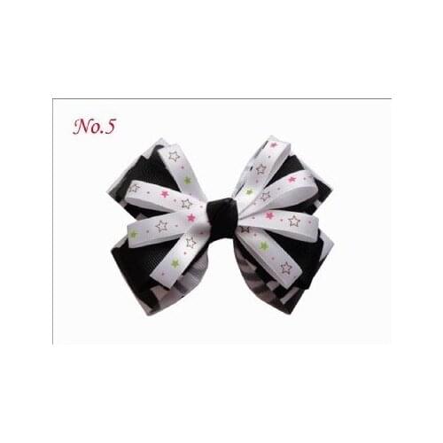 60 pcs spider hair bows unicorn sculpture princess character angel wing JoJ style bows