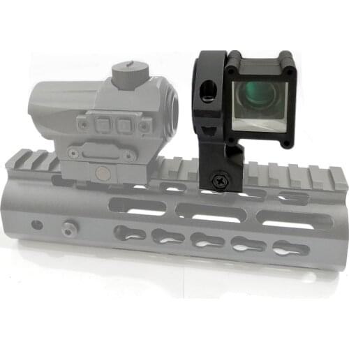 FIRECLUB Tactical Angle Sight 360 Rotate for Red Dot Sight Black