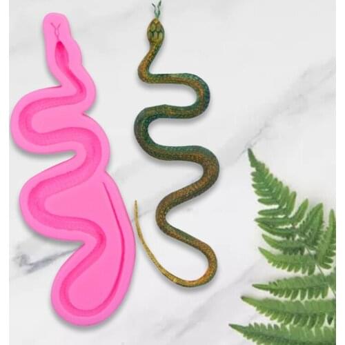 DIY Resin Mold Suitable for Jewelry Silicone Resin Molds Including Snake Decoration Silicone Mold Pendant