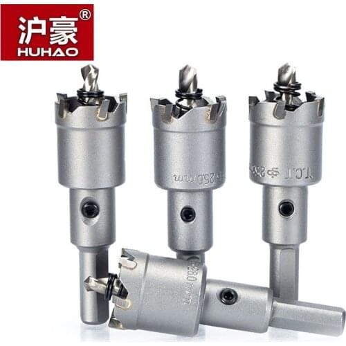 HUHAO 1pc Stainless Steel Hole Reamer Reaming Steel Iron Drill Carbide Drilling Bit Metal Reamer Dia.14-80mm Hand Reaming Drill