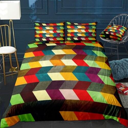 Bauhaus Quilt Cover Pillowcase 3Piece Comforter Bedding Set With Pillow Case Single Double Duvet Cover Home Decora
