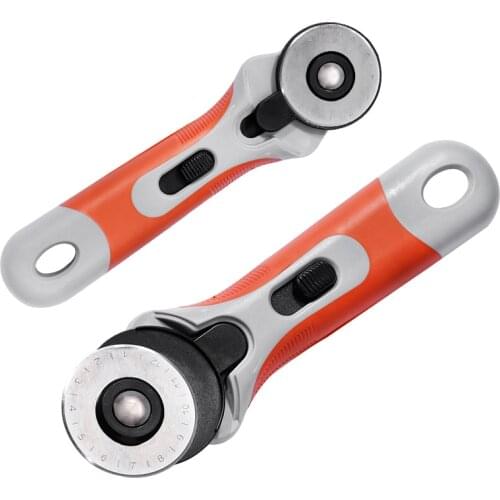 LMDZ 1PCS Portable Loop Rotate Sewing Cutter 2Sizes Premium Comfort Loop Quilting Rotary Cutter Fabric Handle Cutting Craft Tool