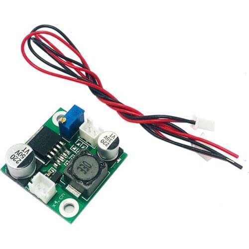 Lm2596 subminiature DC-DC adjustable power supply step-down and voltage stabilizing module (wire feeding)