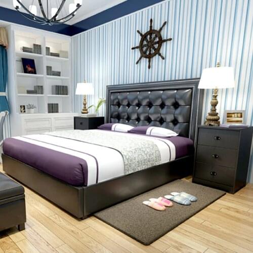 Modern design soft bed bedroom furniture bed ,bedside,mattress