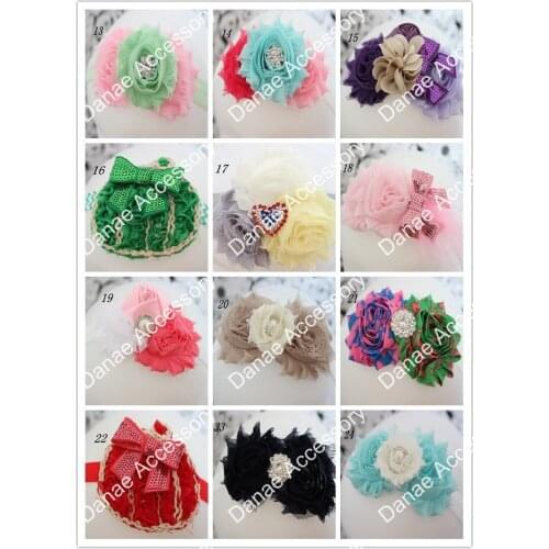 Newest kids headband,kids hair band,Feather/diamond/rhinestone/pearl/sequin bow shabby flower headband Christmas headband gift