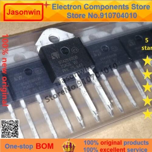 100% nuevo 50 unids/lote original Silicon controlled rectifier BTA26600B 25A600V BTA26-600BRG TO-3P Transistor