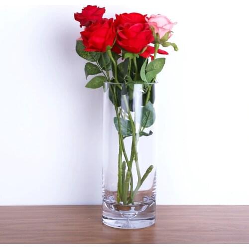 1Pcs Small Flower Vase Tall Transparent Vases For Wedding Centerpieces Home Table Decoration