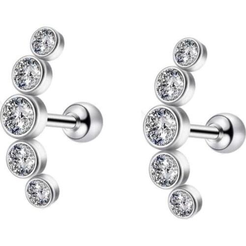 16g cartilage earrings for women Stainless Steel Piercing Conch Hoop Jewelry persing pircing cardilege helix earring mix 2 color