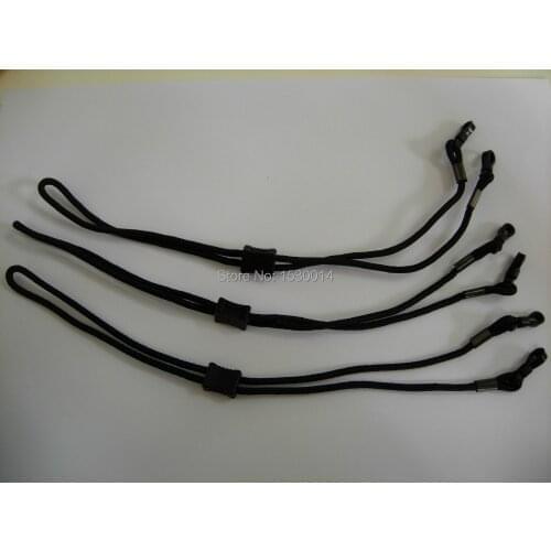 50pcs/lot black adjustable durable woven climbing rope eyewear lanyard cords sport retainer holder sunglass cord