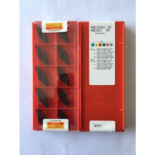 10PCS CARBIDE INSERT VNMG160408-LC 4315