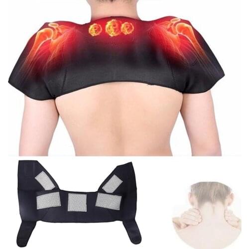 2019 Magnetic Shoulder Warm Pad Pain Relieve Self-heating Therapy Protection Spontaneous Heating Massager Posture Correcter M2
