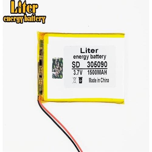 3.7V polymer lithium battery 305090 1500mah Liter energy battery mobile power capacity tablet PC