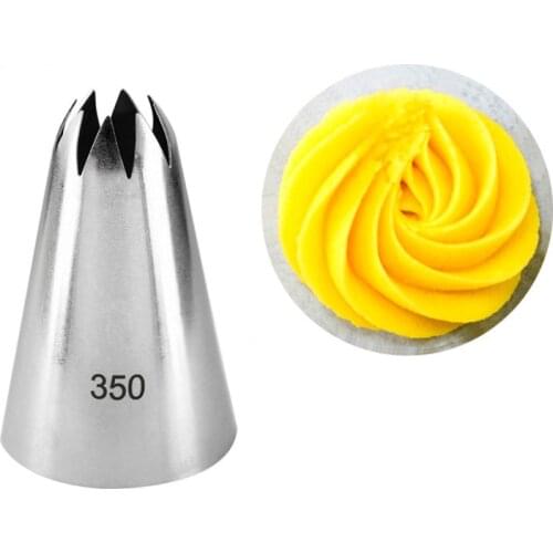 350# Stainless Steel Cream Cupcake Pastry Nozzles Cake Decorating Icing Piping Tips Baking Tools