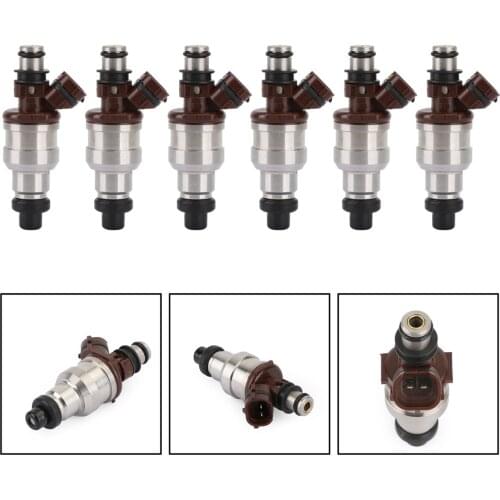 6pcs Fuel Injectors fit for Toyota 4Runner Pickup 3VZE 3.0L V6 23209-65020 23250-65020 195500-5400 22842-12130 23250-35040