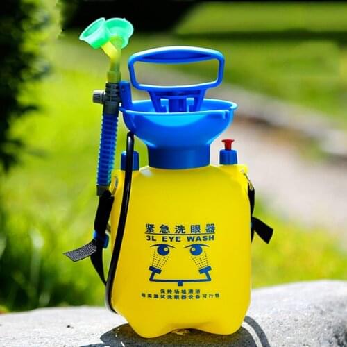 3L Emergency Eye Wash Portable Removable Emergency Shower Manual Device Spray irrigator First Aid Eye wash