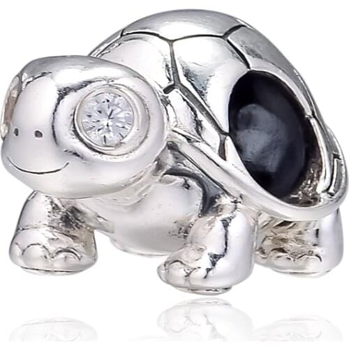 CKK Fits Pandora Bracelet Bright-Eyed Turtle Beads For Jewelry Making Charms Sterling Silver 925 Original Bead Charm Kralen